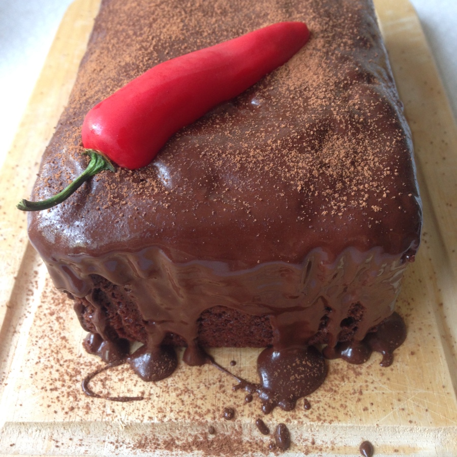 Chocolate, Chilli & Avocado Cake (Vegan)